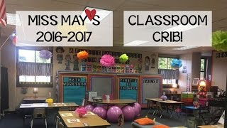 Miss Mays Classroom Crib 20162017 Reveal [upl. by Nomar]