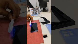 How to install curved glass moto edge 50 pro⚡moto edge 50 pro glass kaise lagaye first look ampreview [upl. by Inness]