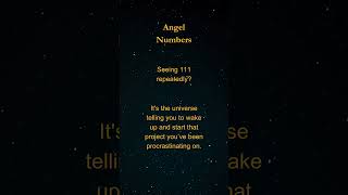 Angel Number 111 Manifest Your Dreams Now [upl. by Bishop]