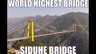 WORLDs HIGHEST TALLEST LONGEST WIDEST BRIDGE [upl. by Asenav]