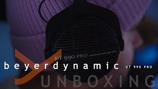 Beyerdynamic DT 990 Pro Black Limited Edition  ASMR UNBOXING [upl. by Yejus]