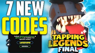 NEW ALL WORKING CODES FOR TAPPING LEGENDS FINAL IN 2024 ROBLOX TAPPING LEGENDS FINAL CODES [upl. by Euton]