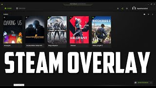 How to Enable Disable Steam Overlay NVIDIAs GeForce Experience [upl. by Bridges]