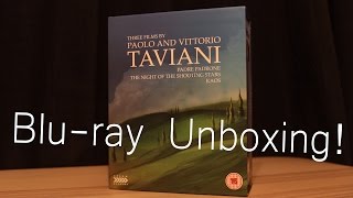 Taviani Brothers Bluray Boxset Unboxing [upl. by Yetsirhc]