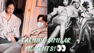 Taennie Similar Moments👀 Taennie Updates 2022 [upl. by Orji821]