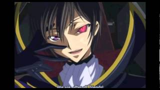 Lelouchs Laugh in three languages French Japanese English  Code Geass [upl. by Ohnuj168]