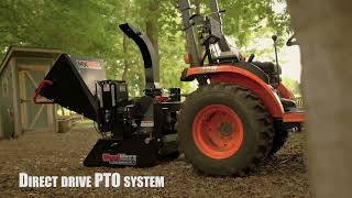 WoodMaxx USA Made MX 8600 PTO Wood Chipper [upl. by Tlaw635]