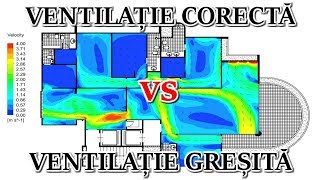 Ventilatie Corecta vs Ventilatie Gresita  Exemple la ventilarea casei [upl. by Dole562]