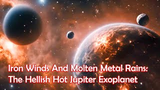 Iron Winds And Molten Metal Rains The Hellish Hot Jupiter Exoplanet [upl. by Britteny]