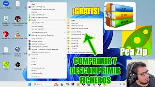 Comprimir Archivos ZIP con Contraseña y Descomprimir Gratis con PeaZip [upl. by Relyk]