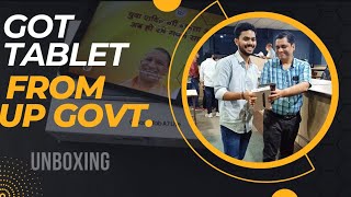 How I GOT TABLET FROM UP GOVT  Unboxing of free UP Govt Tablet RKGIT collegeTablet distribution [upl. by Harlamert]