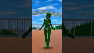 Green robot 🤖dramasakuraschoolsimukator shortvideos tranding viralvideo [upl. by Ibby685]