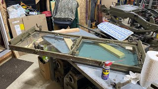 Dodge M37 windshield disassembly [upl. by Dimond273]