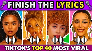 Finish the Lyrics🎤Descendants The Rise of Red  Most Popular Viral TikTok Songs EVER  Tiny Titans [upl. by Duck293]