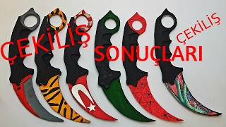 Karambit Çekiliş Sonuçları [upl. by Jac]