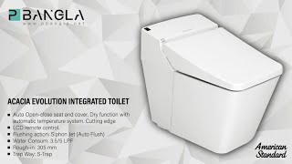 American Standard Acacia Evolution Integrated Toilet  Pbangla [upl. by Odysseus]