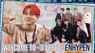 평점 만점 드리겠습니다💁‍♂️💯┃ WELCOME TO ‘DFESTA’ BEHIND ENHYPEN [upl. by Quillon]