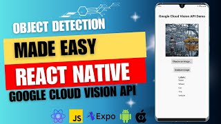 Integrating Google Cloud Vision API with React Native Expo  Object Detection  Tutorial and Demo [upl. by Lussier79]