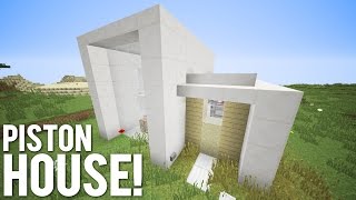 Minecraft 10x10 Piston House [upl. by Scandura]