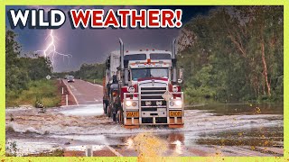 LongHaul Truckers Battle Against Wild Outback Weather [upl. by Ahsennod]