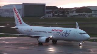 Air Europa 737800 at FDH HD [upl. by Elleyoj641]