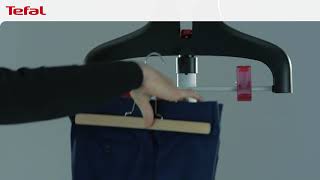 How To Steam Suit Trousers  Tefal Upright Garment Steamers [upl. by Enrobyalc763]