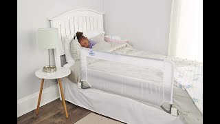 Regalo Swing Down Bed Rail Guard with Reinforced Anchor Safety System [upl. by Stefanie]