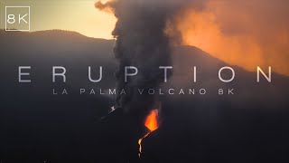 VOLCANIC ERUPTION  CUMBRE VIEJA LA PALMA  8K [upl. by Philbrook]