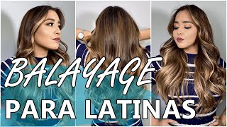 BALAYAGE PARA LATINAS  Paso a Paso [upl. by Novelc]