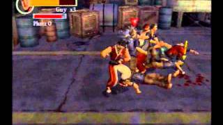 Final Fight Streetwise  Arcade Mode as Guy  Stage 1  Part 2 of 2 [upl. by Bobbette]