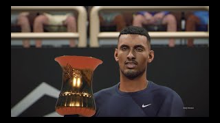 Tiebreak 2024 PC Career Kyrgios Estoril Agassi Khachanov Shelton Hard difficulty Early Access 5 [upl. by Ahsimik]