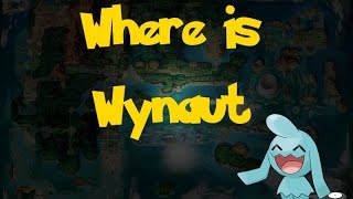 Where Is Wynaut Gift Pokemon Pokemon Alpha SapphireOmega Ruby [upl. by Fruin]