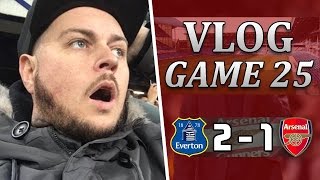 Everton 2 v 1 Arsenal  What A Load Of BLLOCKS  Matchday Vlog  Game 25 [upl. by Collins]