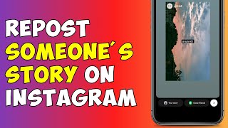 How To Repost Someones Story On Instagram 2024 [upl. by Nnateragram811]