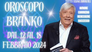 🌟 Previsioni di Branko Oroscopo Settimanale dal 12 al 18 Febbraio su Astroguida Stellare 🌠 [upl. by Anahpets]