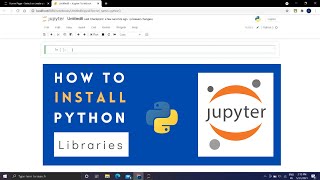 How to Install Python Libraries in Jupyter Notebook  Install Numpy in Jupyter Notebook [upl. by Geminius]