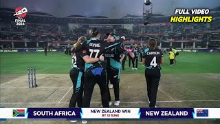 NZ W vs SA W Final Highlights 2024  New Zealand vs South Africa Women T20 World Cup Highlights 2024 [upl. by Odraccir]