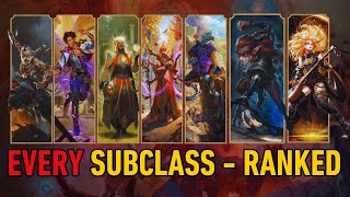 EVERY subclass in the 2024 PHB ranked but my way [upl. by Ion]