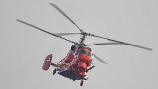 Serbian Police Kamov Ka32 YUHRS Approach And Landing At Belgrade Airport  ATC Comms [upl. by Oelgnaed]