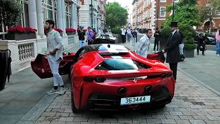 The Arab Supercars Invasion in London is getting started [upl. by Hapte]