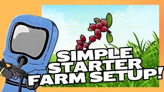 Simple Starter Farm Setup  Rust  2024 [upl. by Darrel113]