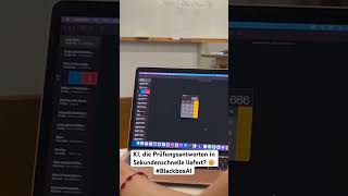 Watch how she solved her exam in seconds with AI Want the name blackboxai studyhacks shorts [upl. by Clauddetta]