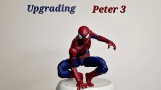 Upgrading Marvel Legends Andrew Garfield SpiderMan from the No Way Home 3 Pack [upl. by Brianne252]