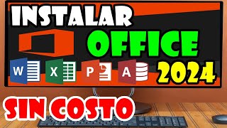 Como INSTALAR el OFFICE 2024 en una Laptop o PC con Windows 10 11 81 8 7 Super Fácil y Explicado [upl. by Karia46]