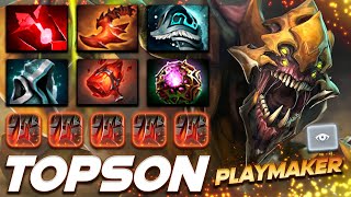 Topson Sand King Playmaker  Dota 2 Pro Gameplay Watch amp Learn [upl. by Zilevi]