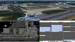 EGKKGND  Gatwick Ground  Vatsim UK ATC  2107  Towerview Part 3 [upl. by Meehan397]