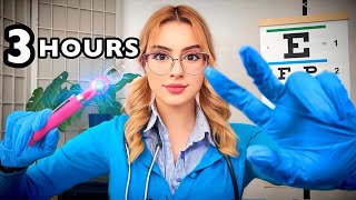 ASMR 3 HOURS of Cranial Nerve Exam FOR SLEEP 💤 ASMR Roleplay [upl. by Zasuwa]