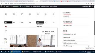 Crear My Calendar en WordPress [upl. by Sirron145]