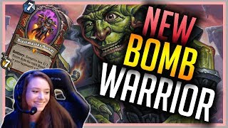 NEW Bomb Warrior vs Kripparrian Hearthstone Rise of Shadows [upl. by Grannias117]