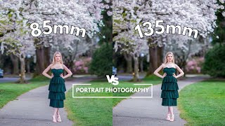 85mm vs 135mm Lens Comparison for Portrait Photography  Which should YOU buy [upl. by Kazmirci]